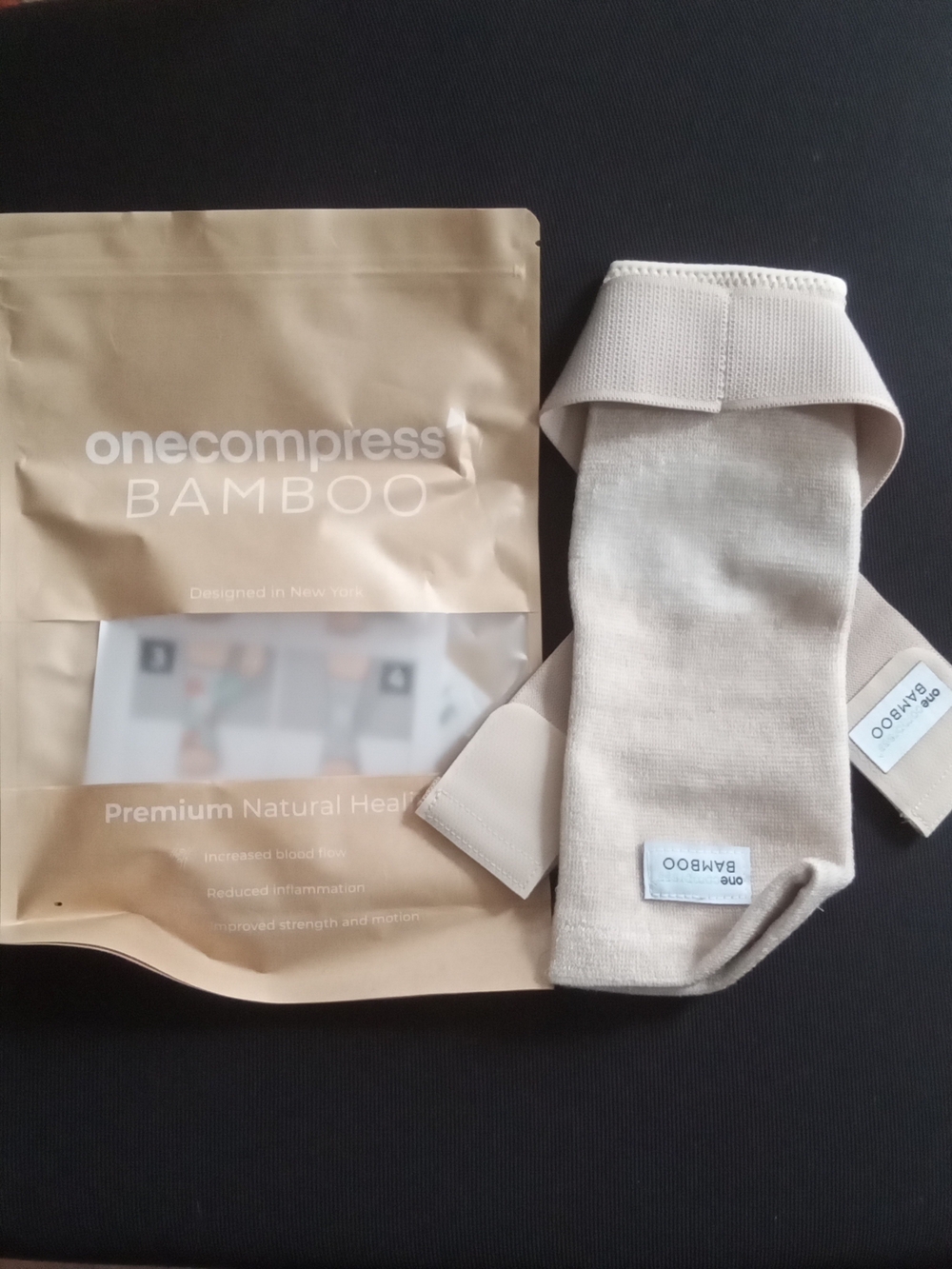 Bamboo Beige Ankle Sleeve